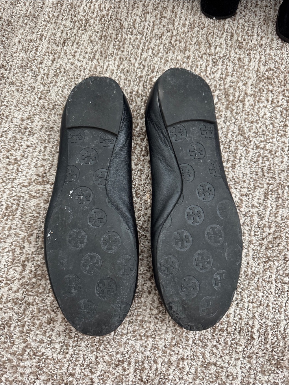 Tory Burch Reva Flats with Silver Medallions - Picture 2 of 2